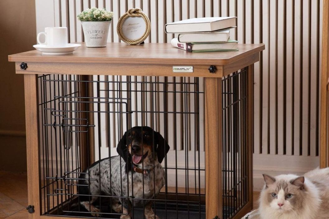 dog crate table