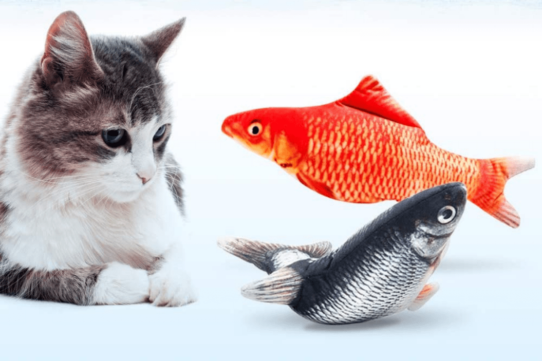 flopping fish cat toy