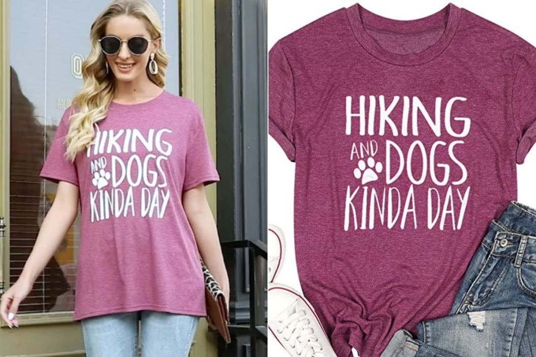 hiking and dogs kinda day shirt